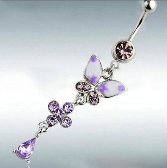 Bellybutton piercing butterfly - Picture 1 of 4